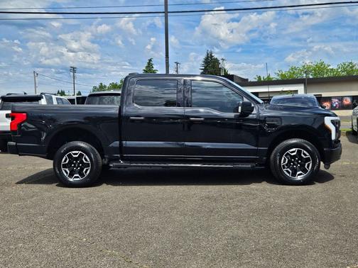 Black 2023 Ford F-150 Lightning XLT