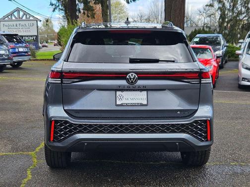platinum gray metallic 2026 Volkswagen Tiguan 2.0T SE R-Line Black 4MOTION