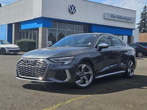 Daytona Gray Pearl Effect 2023 Audi S3 Premium TFSI quattro S tronic