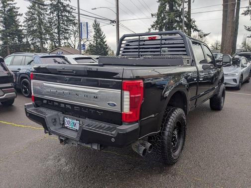 Agate Black Metallic 2019 Ford F-350 Platinum