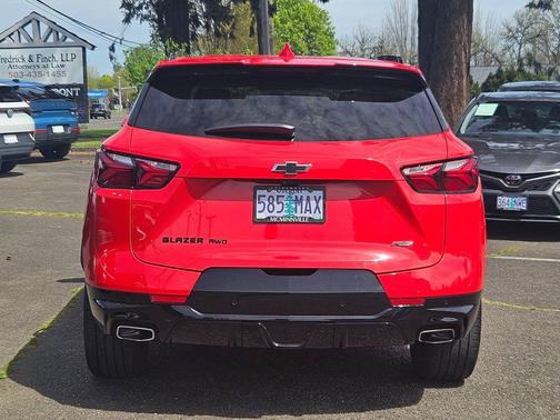 Red Hot 2020 Chevrolet Blazer RS