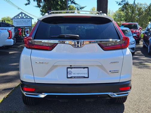 Platinum White Pearl 2022 Honda CR-V Hybrid Touring