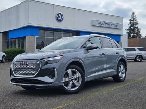 Pebble Gray 2023 Audi Q4 e-tron Premium 50 quattro