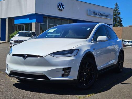 Pearl White Multi-Coat 2020 Tesla Model X Performance Dual Motor All-Wheel Drive