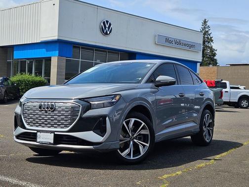 Pebble Gray 2023 Audi Q4 e-tron Prestige 50 quattro