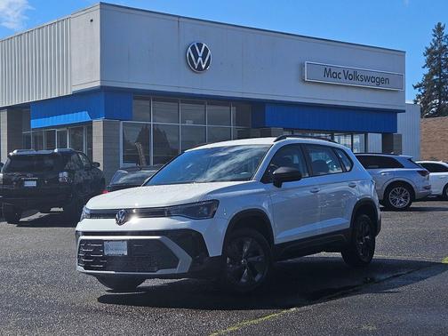 Pure White 2026 Volkswagen Taos S