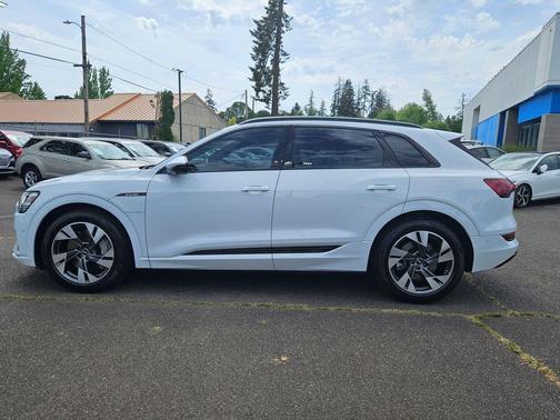 Glacier White Metallic 2023 Audi e-tron Premium quattro