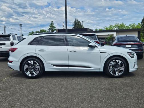 Glacier White Metallic 2023 Audi e-tron Premium quattro