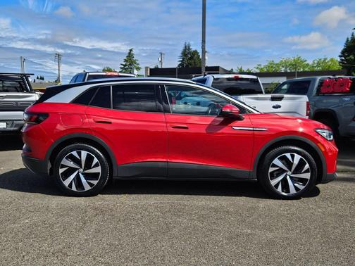 Kings Red Metallic/Black Roof 2022 Volkswagen ID.4 AWD Pro S