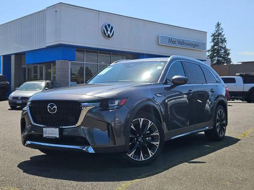 Machine Gray Metallic 2024 Mazda CX-90 PHEV Premium