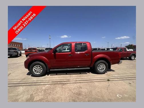 Red 2021 Nissan Frontier SV