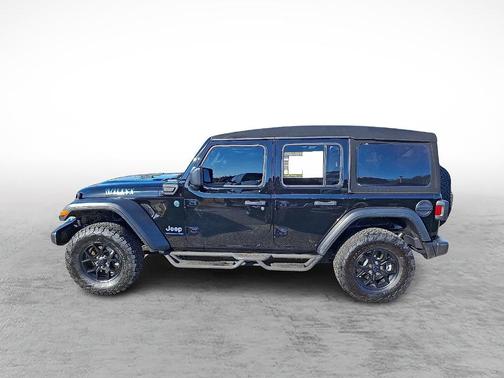 Black Clearcoat 2024 Jeep Wrangler 4xe Sport