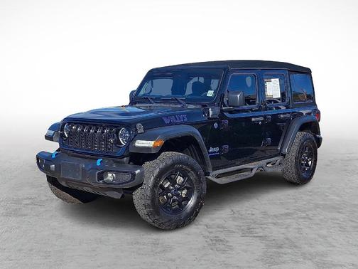 Black Clearcoat 2024 Jeep Wrangler 4xe Sport