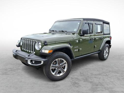 Sarge Green Clearcoat 2022 Jeep Wrangler Unlimited Sahara