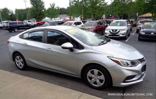 Silver 2016 Chevrolet Cruze LS Auto