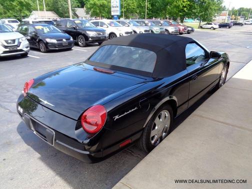 Black 2002 Ford Thunderbird Deluxe