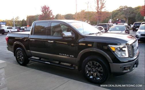Magnetic Black 2018 Nissan Titan Platinum Reserve