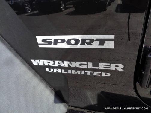 Black Clearcoat 2014 Jeep Wrangler Unlimited Sport