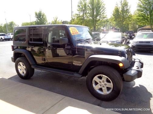 Black Clearcoat 2014 Jeep Wrangler Unlimited Sport