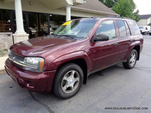 Burgundy 2007 Chevrolet Trailblazer LS