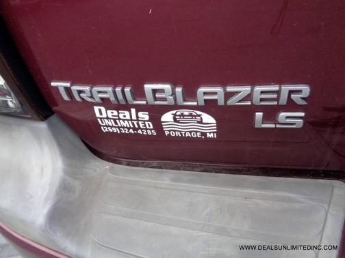 Burgundy 2007 Chevrolet Trailblazer LS