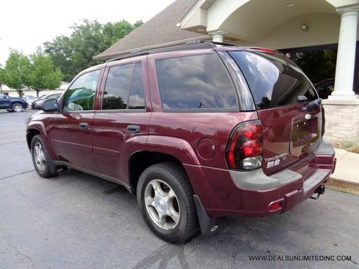Burgundy 2007 Chevrolet Trailblazer LS