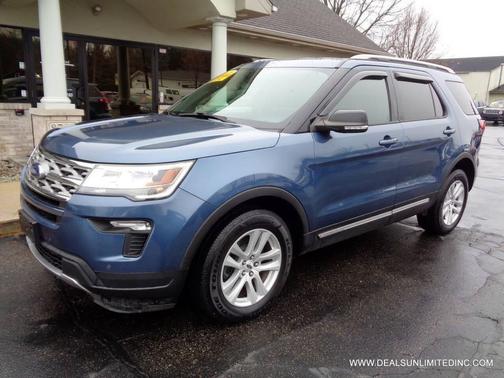Blue Metallic 2018 Ford Explorer XLT