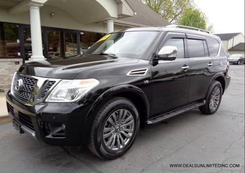 Super Black 2019 Nissan Armada Platinum