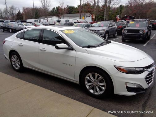 Summit White 2020 Chevrolet Malibu FWD LT