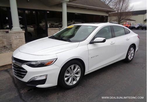 Summit White 2020 Chevrolet Malibu FWD LT