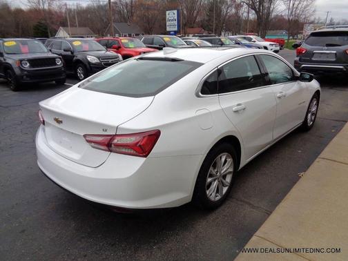 Summit White 2020 Chevrolet Malibu FWD LT