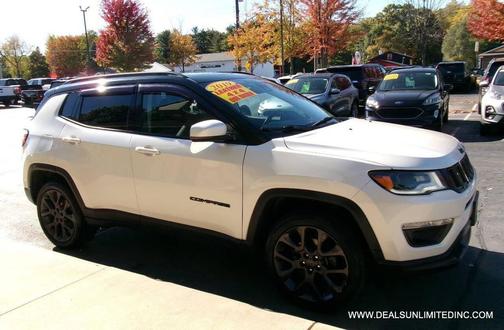 Pearl White Tri-Coat 2019 Jeep Compass High Altitude