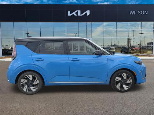 Surf Blue w/Black Roof 2023 Kia Soul GT-Line