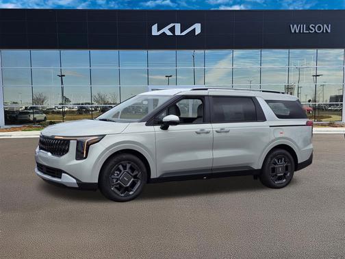 Ivory Silver 2026 Kia Carnival Hybrid EX