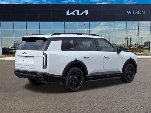 Glacial White Pearl 2027 Kia Telluride Hybrid X-LINE SX