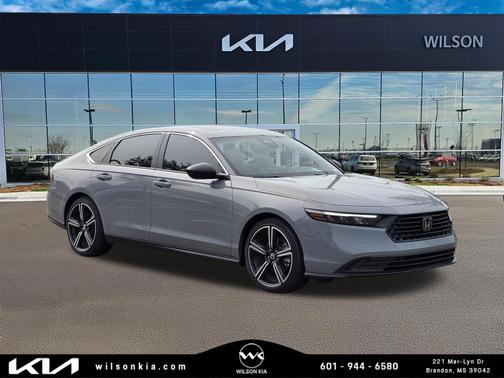 Urban Gray Pearl 2025 Honda Accord Hybrid Sport