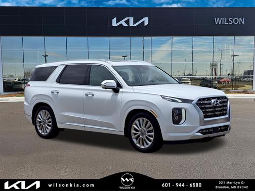 Hyper White 2020 Hyundai PALISADE Limited