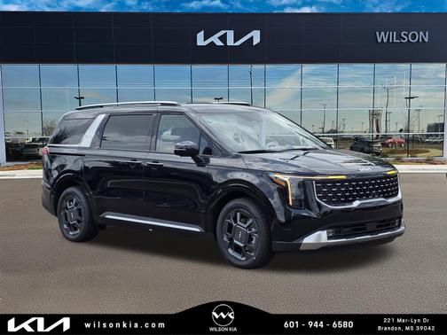 Aurora Black Pearl 2026 Kia Carnival Hybrid SX