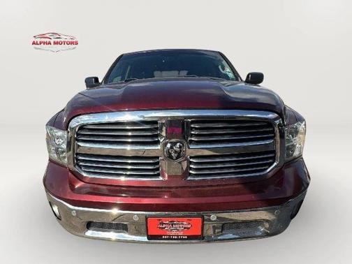 Red 2018 RAM 1500 Big Horn