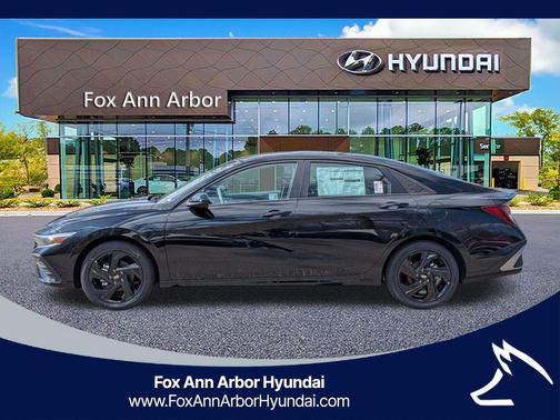 Black 2026 Hyundai ELANTRA SEL Sport