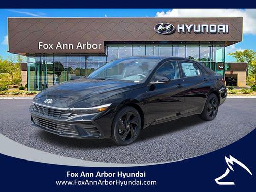 Black 2026 Hyundai ELANTRA SEL Sport