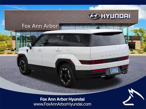 White 2025 Hyundai SANTA FE SE