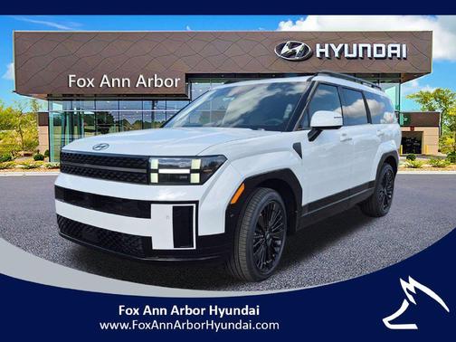 White 2027 Hyundai SANTA FE Calligraphy
