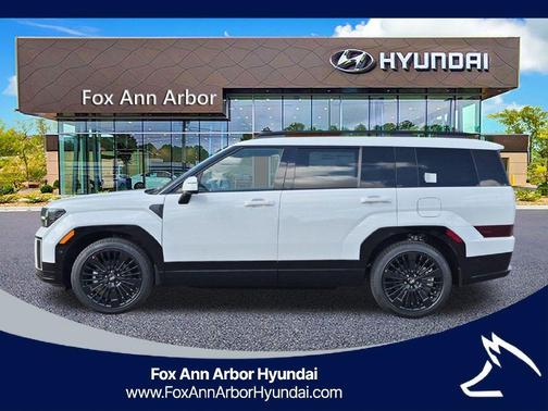 White 2027 Hyundai SANTA FE Calligraphy
