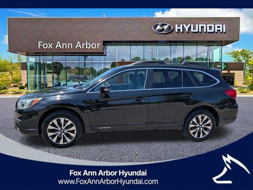 Crystal Black Silica 2017 Subaru Outback 2.5i Limited