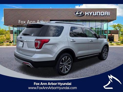 Ingot Silver 2016 Ford Explorer Platinum
