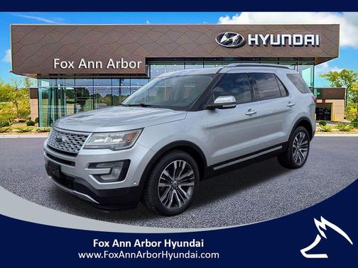 Ingot Silver 2016 Ford Explorer Platinum