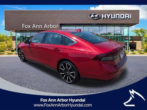 Radiant Red 2023 Honda Accord Hybrid Touring