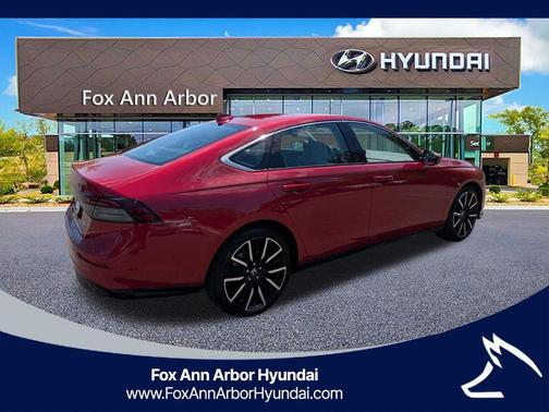 Radiant Red 2023 Honda Accord Hybrid Touring