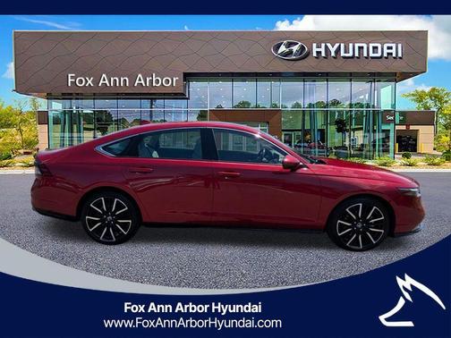 Radiant Red 2023 Honda Accord Hybrid Touring